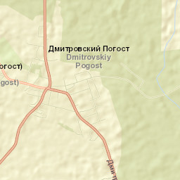 Dmitrovskiy Pogost Street Map
