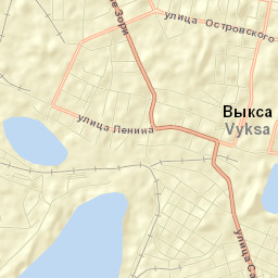 Vyksa Street Map