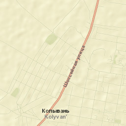 Kolyvan’ Street Map