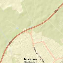 Moshkovo Street Map
