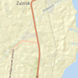 Zainskiy Rayon Street Map