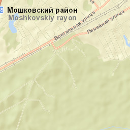 Moshkovskiy Rayon Street Map