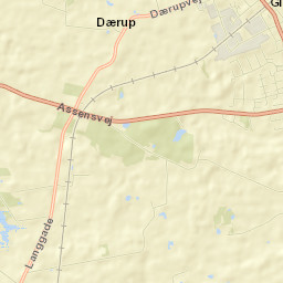 Glamsbjerg Street Map