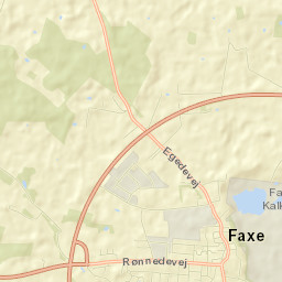 Faxe Street Map