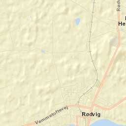 Rødvig Street Map