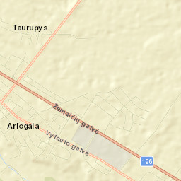 Ariogala Street Map