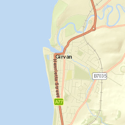 Girvan Street Map