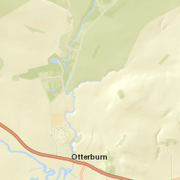 Otterburn Street Map