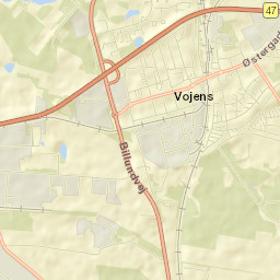 Vojens Street Map
