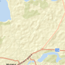Moletai Street Map