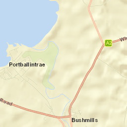 Bushmills Street Map