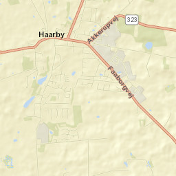 Hårby Street Map