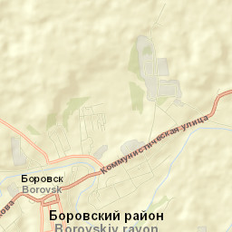 Borovsk Street Map