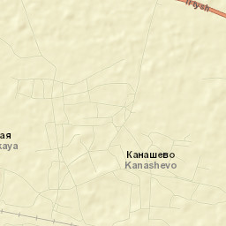 Kanashevo Street Map
