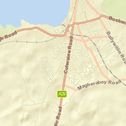 Portrush Street Map