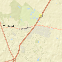 Toftlund Street Map