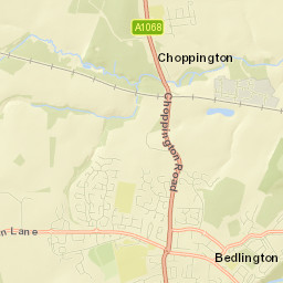Bedlington Street Map