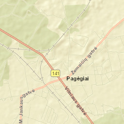 Pagėgiai Street Map