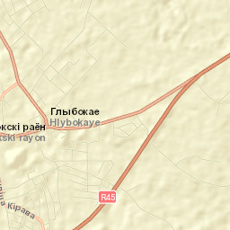 Hlybokaye Street Map