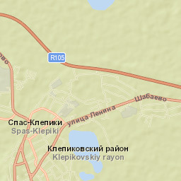 Spas-Klepiki Street Map