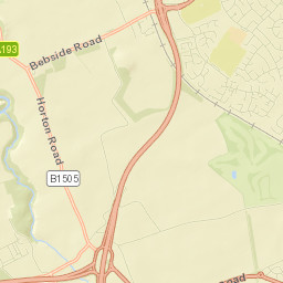 Church Lane, Bedlington, Northumberland Street Map