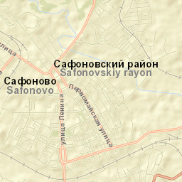 Safonovo Street Map
