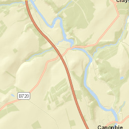 B6357, Canonbie, Dumfries and Galloway DG14, UK Street Map