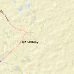 Løjt Kirkeby Street Map