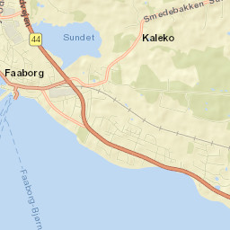 Faaborg Street Map