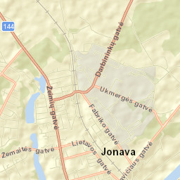 Jonava Street Map