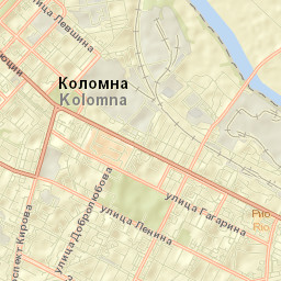 Kolomna Street Map
