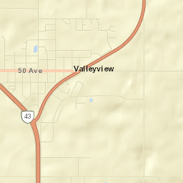 Valleyview Street Map