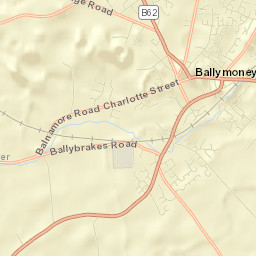 Ballymoney Street Map