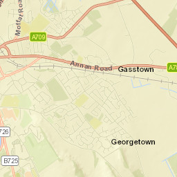 Calside Road, Dumfries, Dumfries and Galloway Street Map