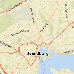 Svendborg Street Map