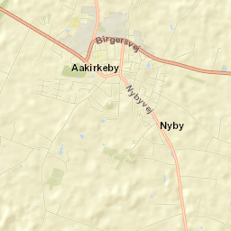 Åkirkeby Street Map