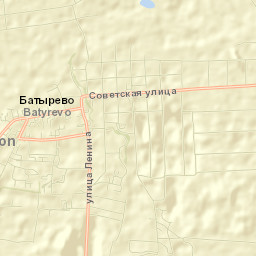 Batyrevo Street Map