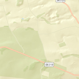 B6318, Northumberland National Park (HQ) Street Map