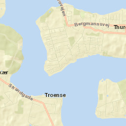 Thurø By Street Map