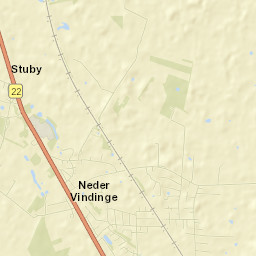 Neder Vindinge Street Map