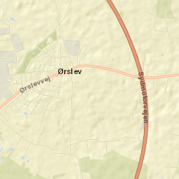 Ørslev Street Map