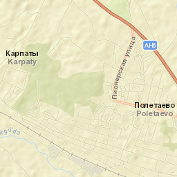 Poletayevo Street Map