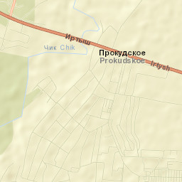 Prokudskoye Street Map