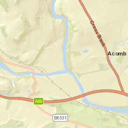 A69, Acomb, Hexham, Northumberland NE46 Street Map