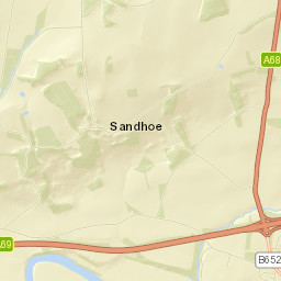 A69, Corbridge, Northumberland NE45, UK Street Map