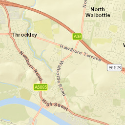 Newburn Street Map