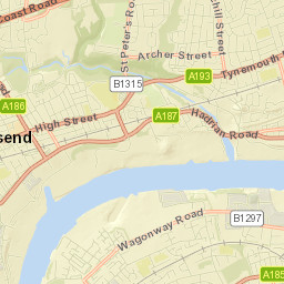 Wallsend Street Map
