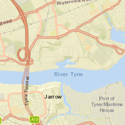Jarrow Street Map