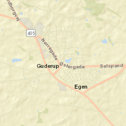 Guderup Street Map