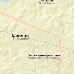 Verkhnedneprovskiy Street Map
